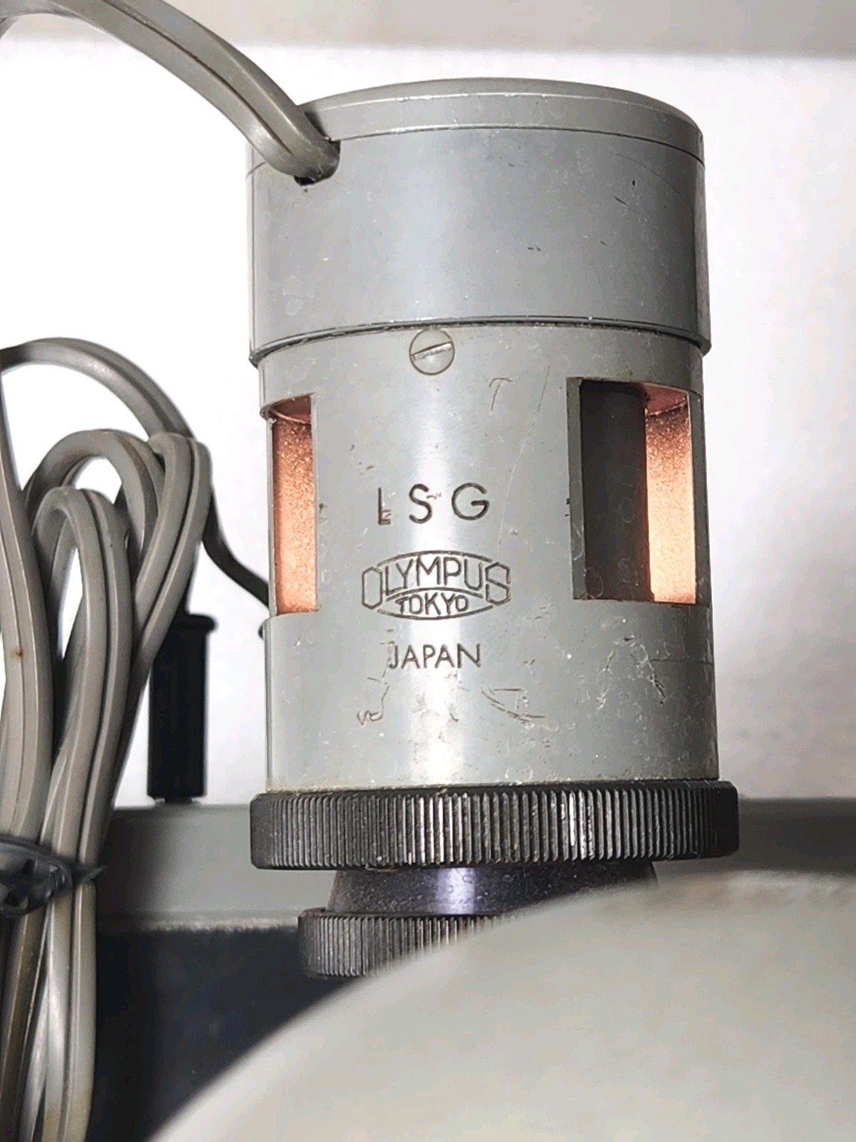 Vintage Olympus Tokyo JM Labratory Stereoscopic Microscope 222406 Working