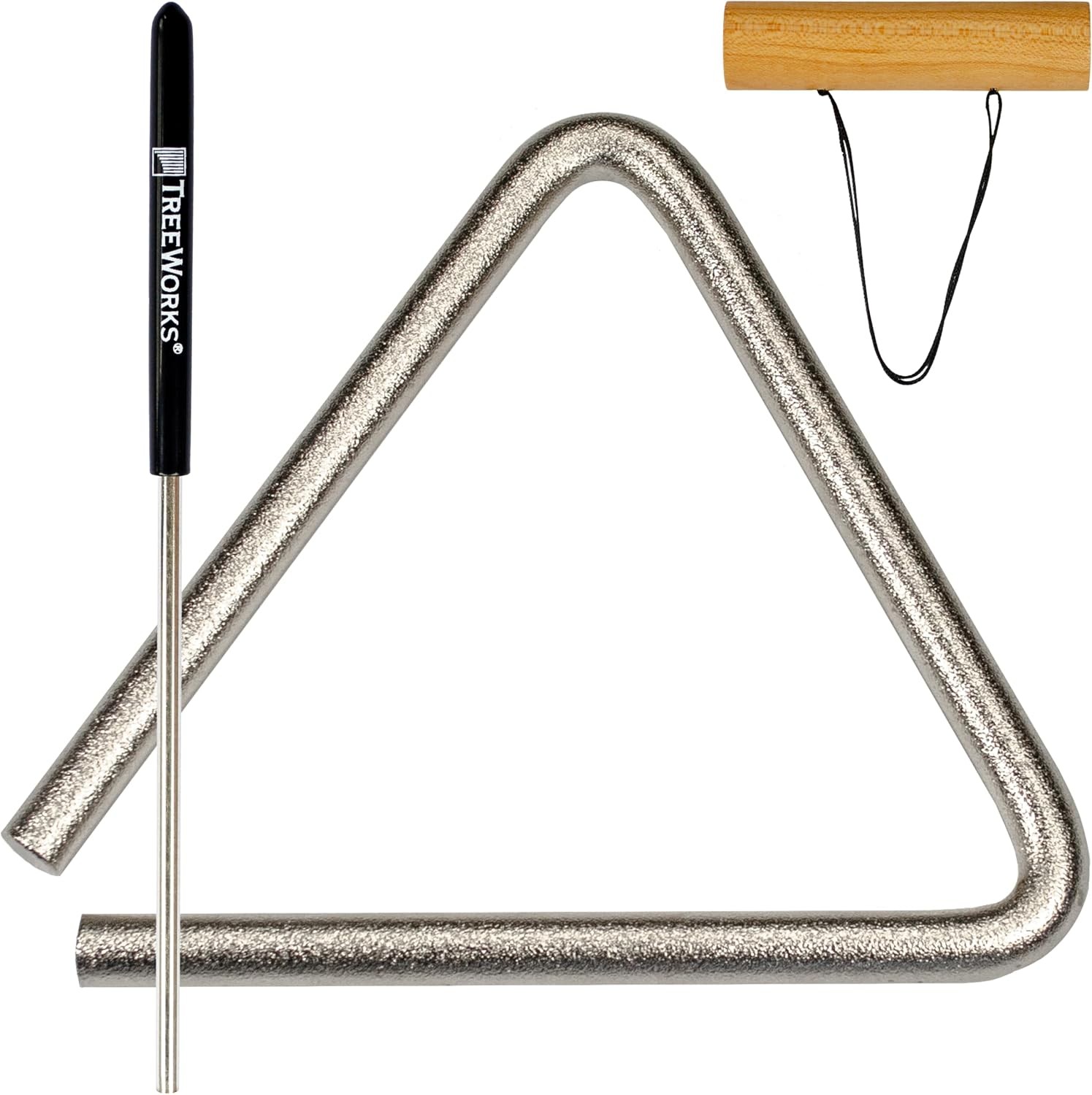 Triangle Musical Instrument - MADE IN U S A Percussion 5" Includes