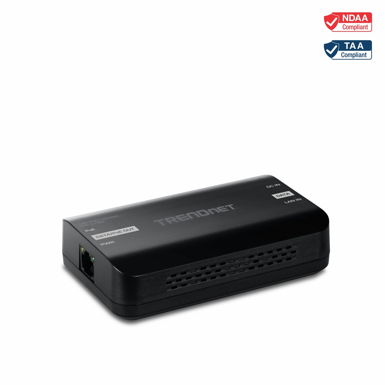 TRENDnet 10G PoE+ Injector, TPE-315GI