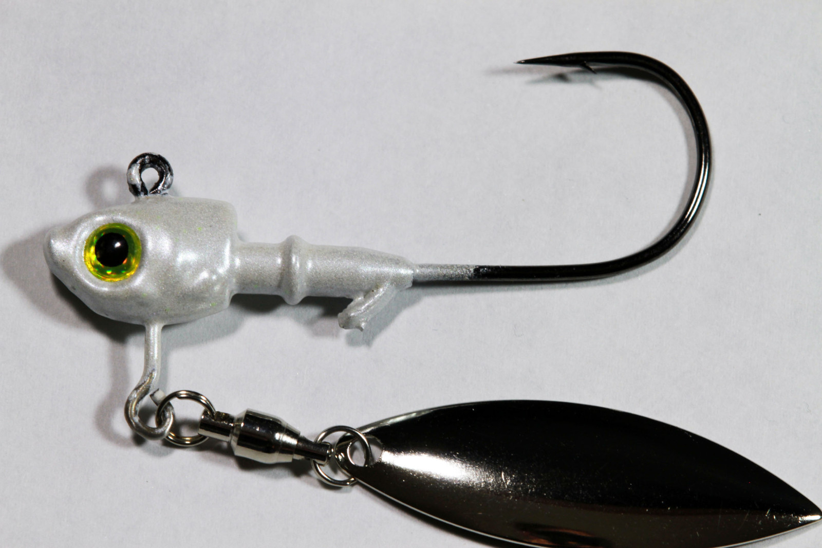 Underspin/ Herring  head Bass Jig (3 pack) with Mustad hooks