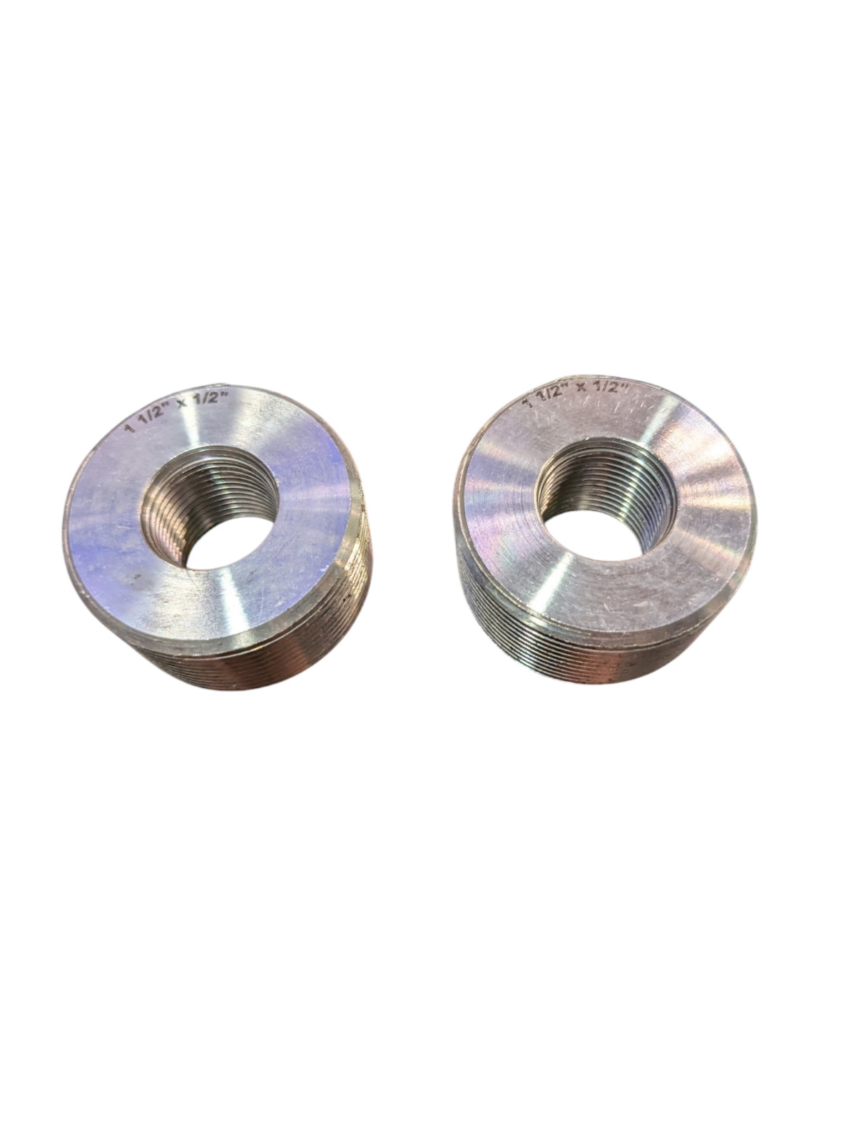 (2 PIECES) S61500FB05 1-1/2”x 1/2”Stainless Steel Reducing Bushing 316