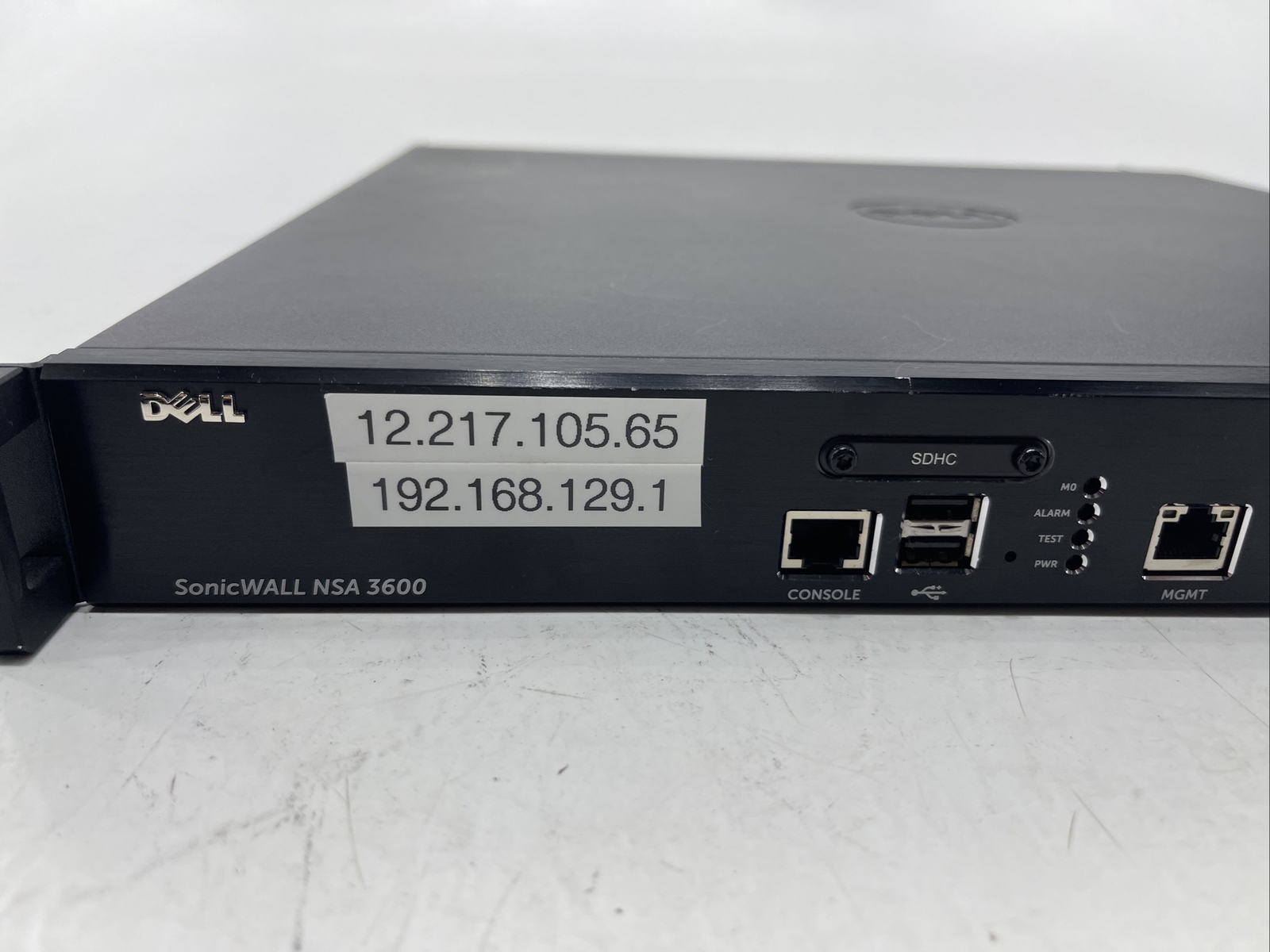 Dell SonicWall NSA 3600 Firewall Appliance - Read