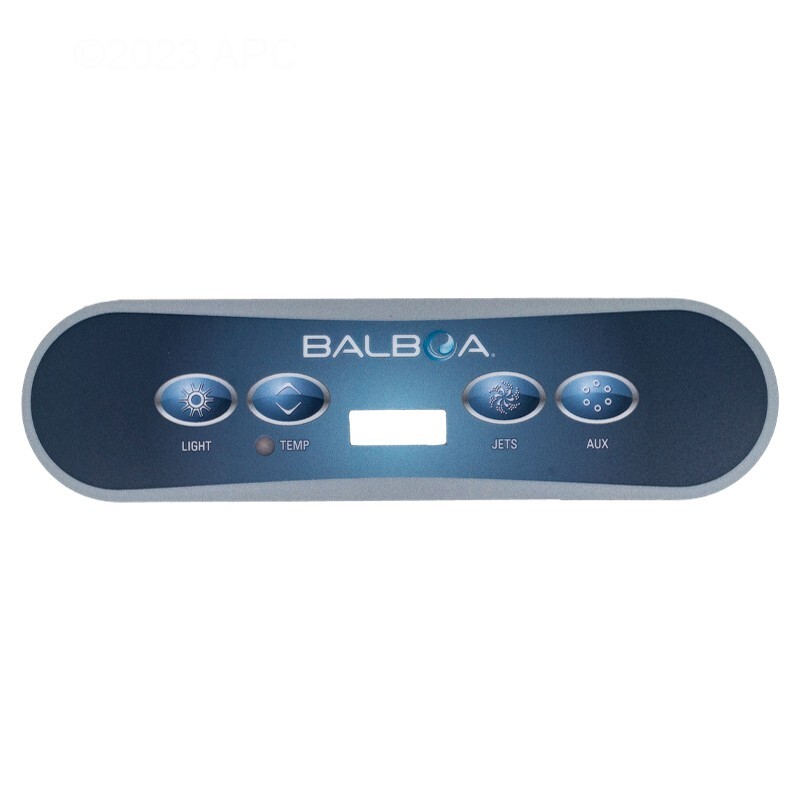 Balboa Spa Control Overlay Decal 11822 Lite Duplex VL400