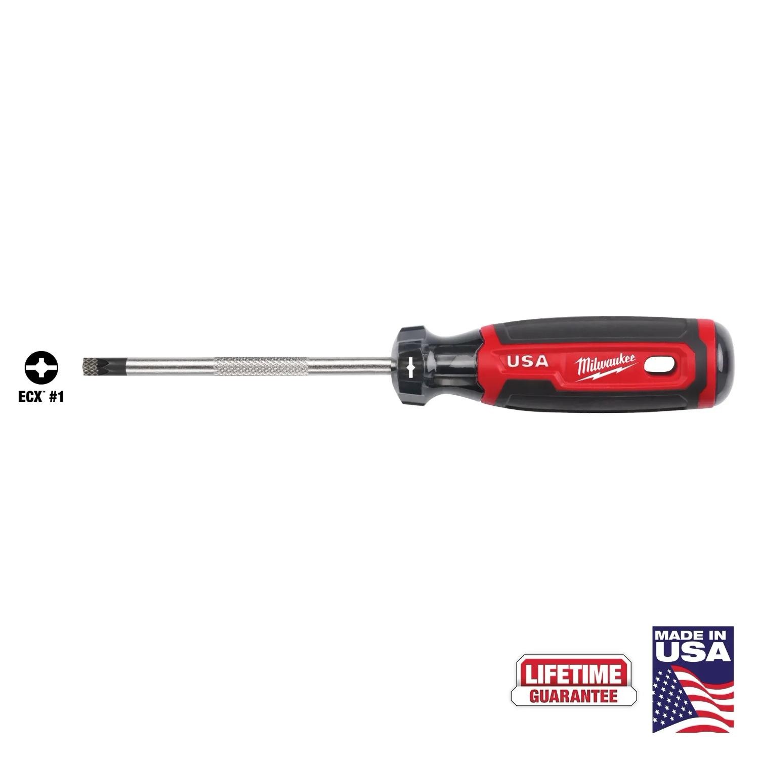 Milwaukee MT215 ECX #1 4" Cushion Grip Screwdriver
