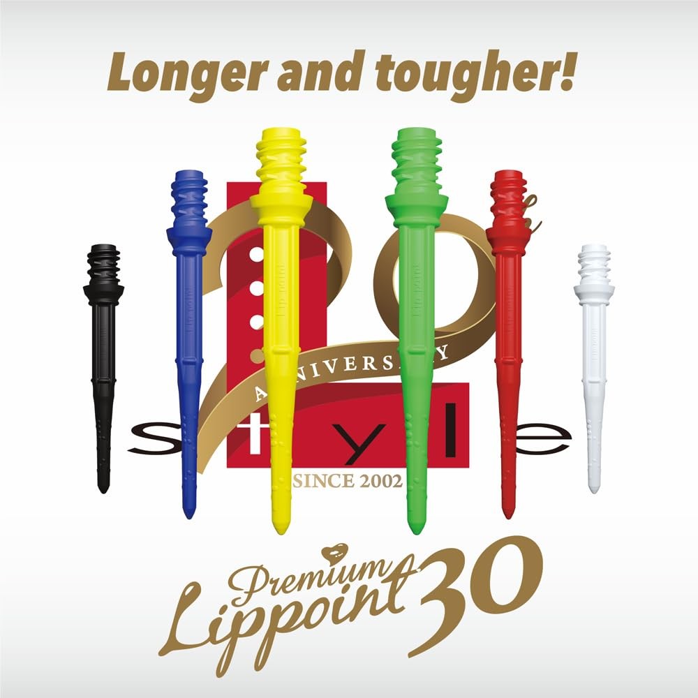 Premium Lippoint – Extra Long – Red – 30 Count – Soft Tip Points – 2BA Thread