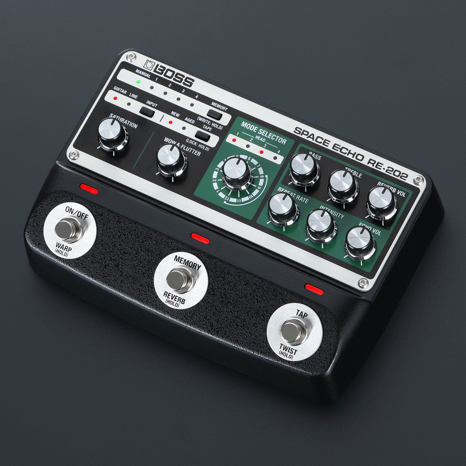 Boss RE-202 Space Echo Delay/Reverb Pedal