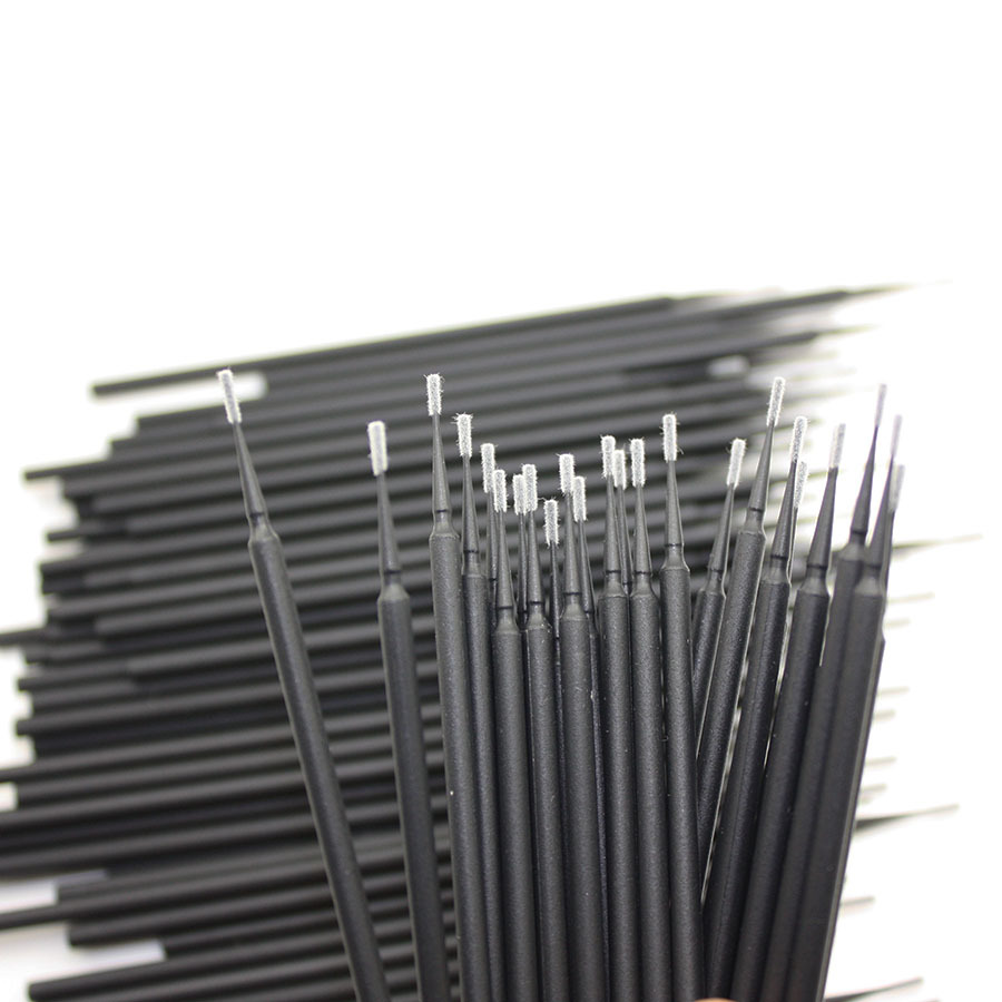 400 PCS Dental Disposable Micro Applicator Brush Black Size 1.2 mm