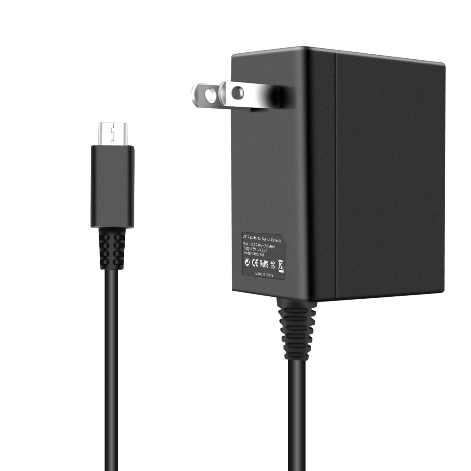 Type C Cable 5V/15V For Nintendo Switch or Dock Charging Wall Charger AC Adapter