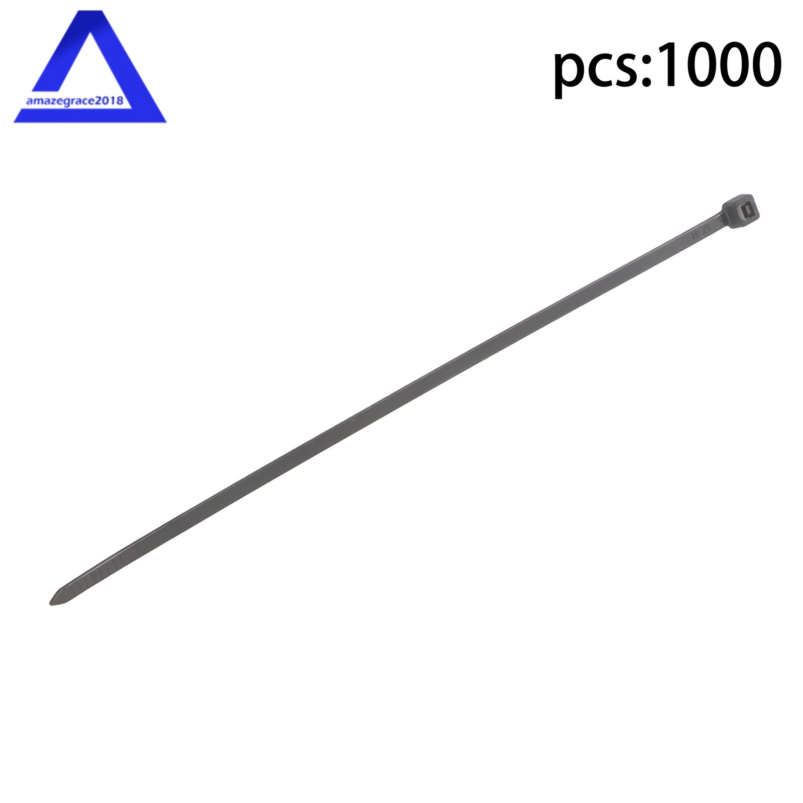 1000 Pack Cable Zip Ties 8-inch Wire Ties & 40LBS High Tensile Strength