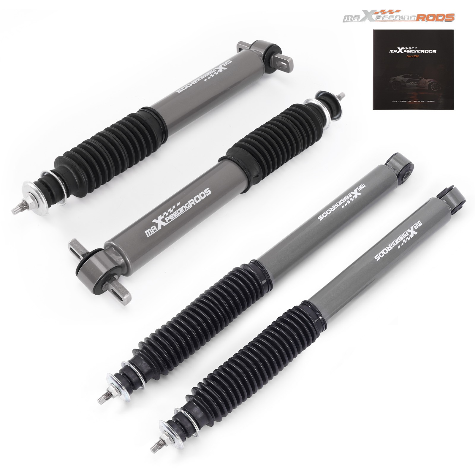 Performance Lowering Shocks Set for Ford F150 97-03 with 3-5"/2-4" Drop Kit