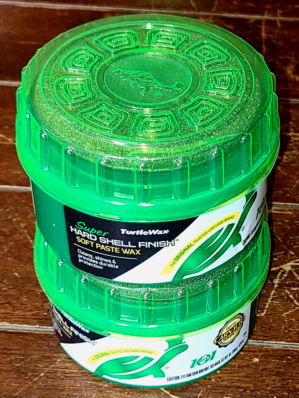 Lot of 2 Turtle Wax 9.5 oz. SUPER HARD SHELL FINISH SOFT PASTE WAX - Item #17409