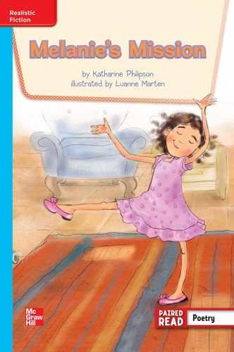 Reading Wonders Leveled Reader Melanie's Mission: - Spiral-bound - Very Good