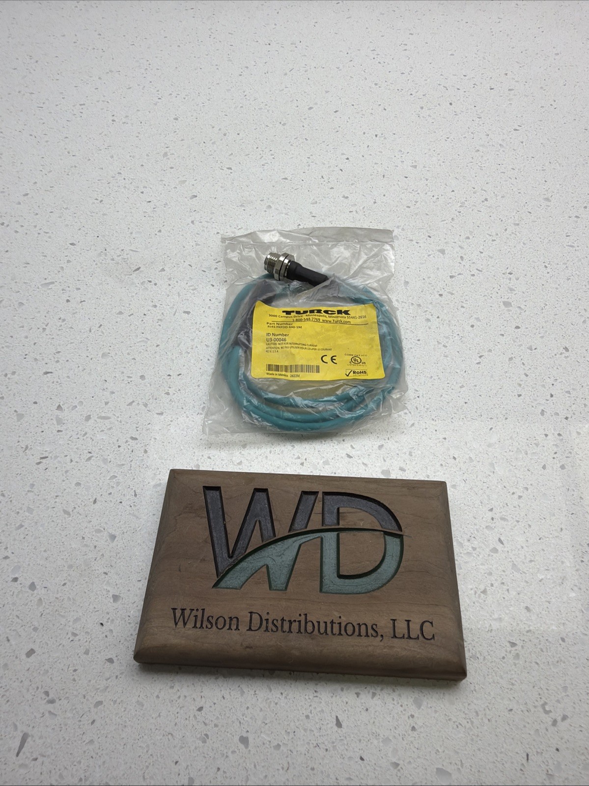 Turck RJ45 FKFDD 440-1M Double Ended Ethernet Cordset