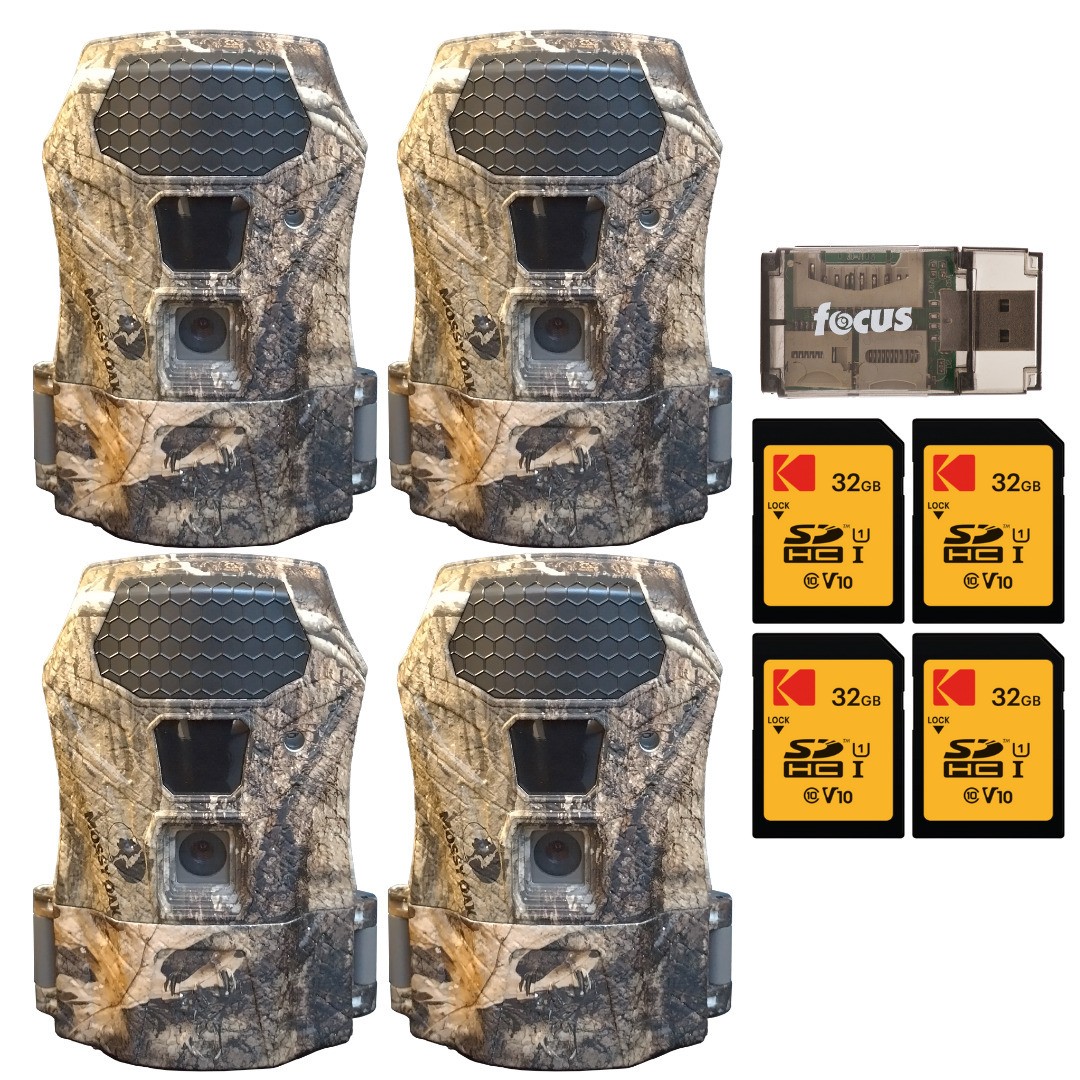 Wildgame Innovations Terra Extreme 14 Megapixel IR Trail Camera 4-Pack Bundle