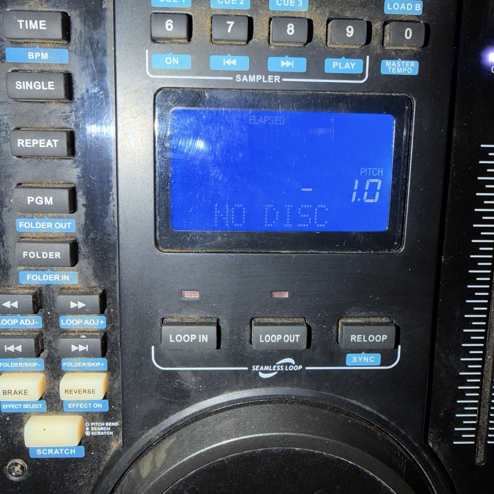 Edison Scratch 2500 MKIV Professional Dual CD USB MP3 DJ Audio Mixer UNTESTED
