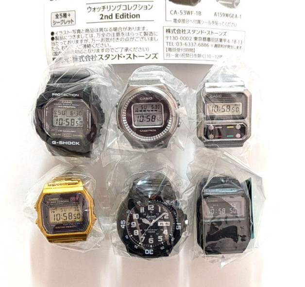 Casio CASIO Watch Ring Collection 2nd Edition Complete Set (6 types) Capsule toy