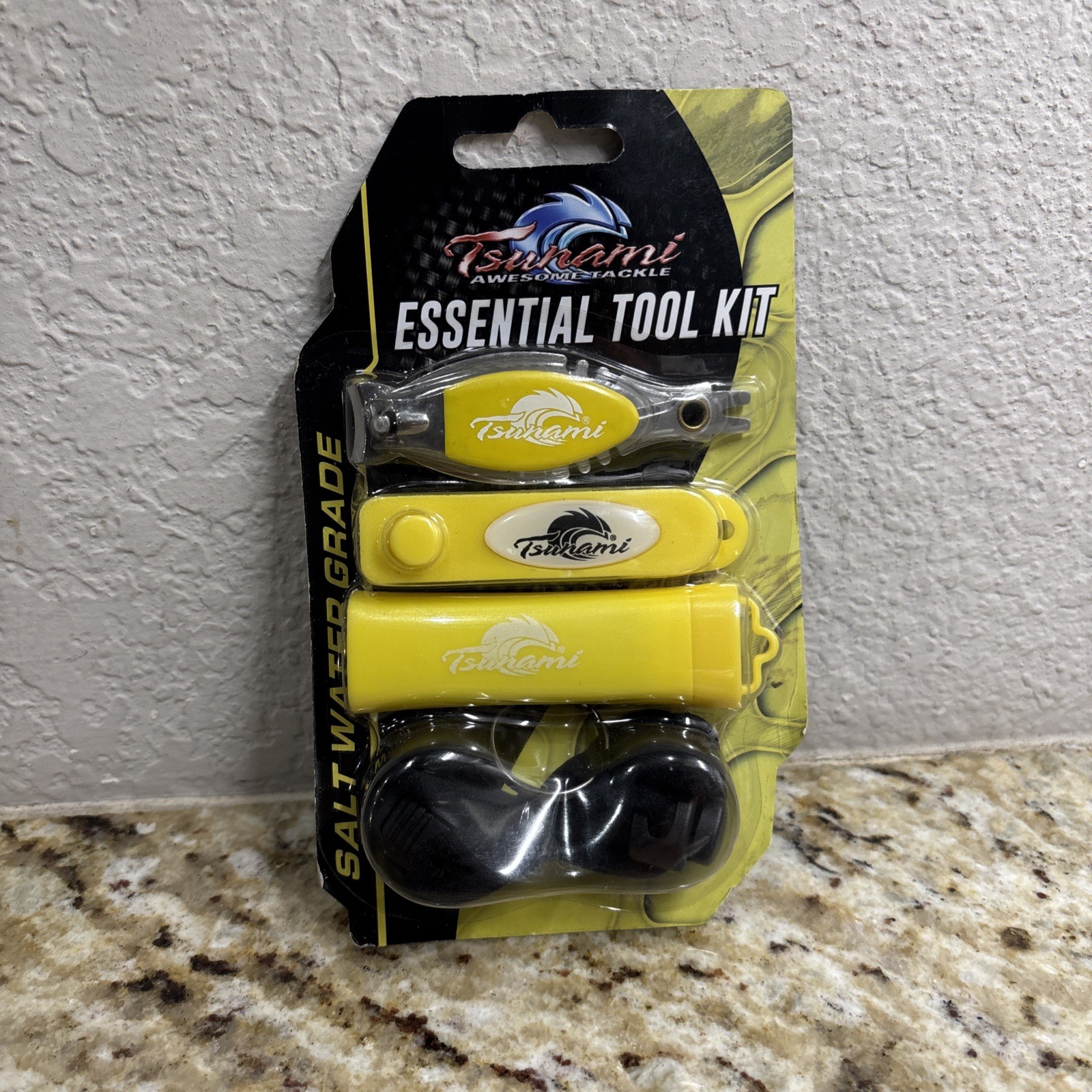 Tsunami Essential Tool Kit Fishing Accessory Clippers Hook Sharpener etc.