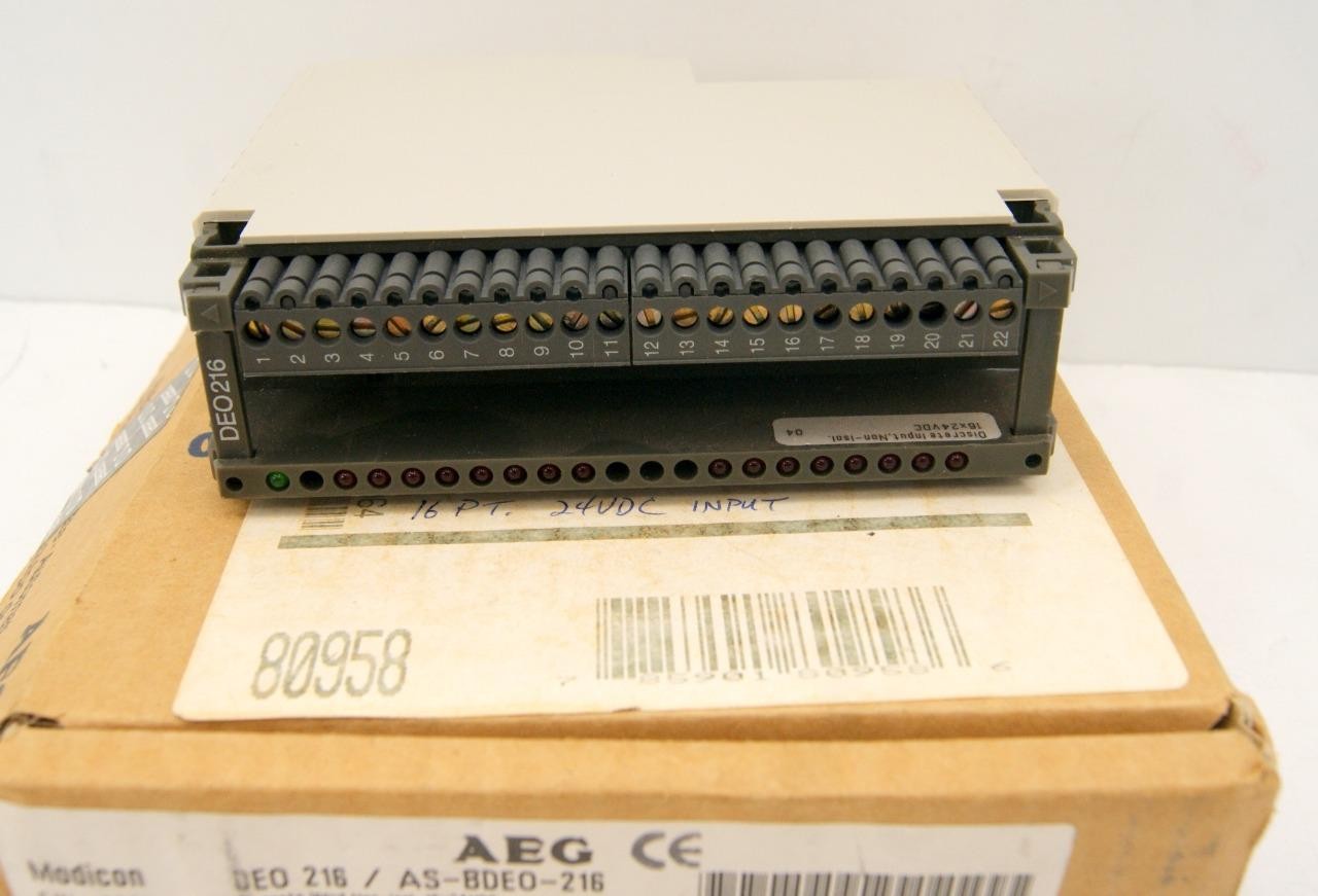 Schneider Modicon AEG DEO 216/AS-BDEO-216 Discrete Input Module **NEW**