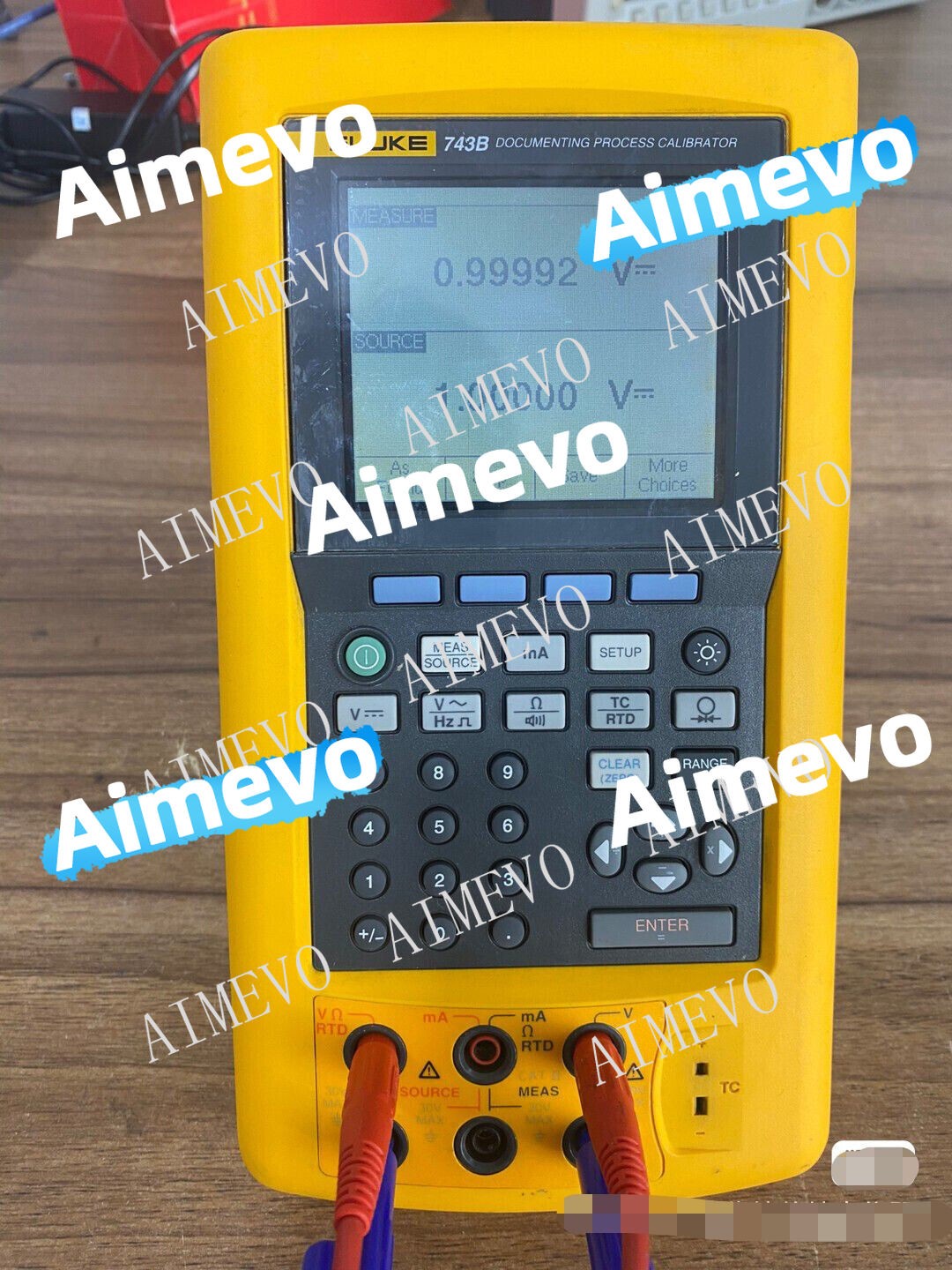 Fluke 743B Documenting Process Calibrator used