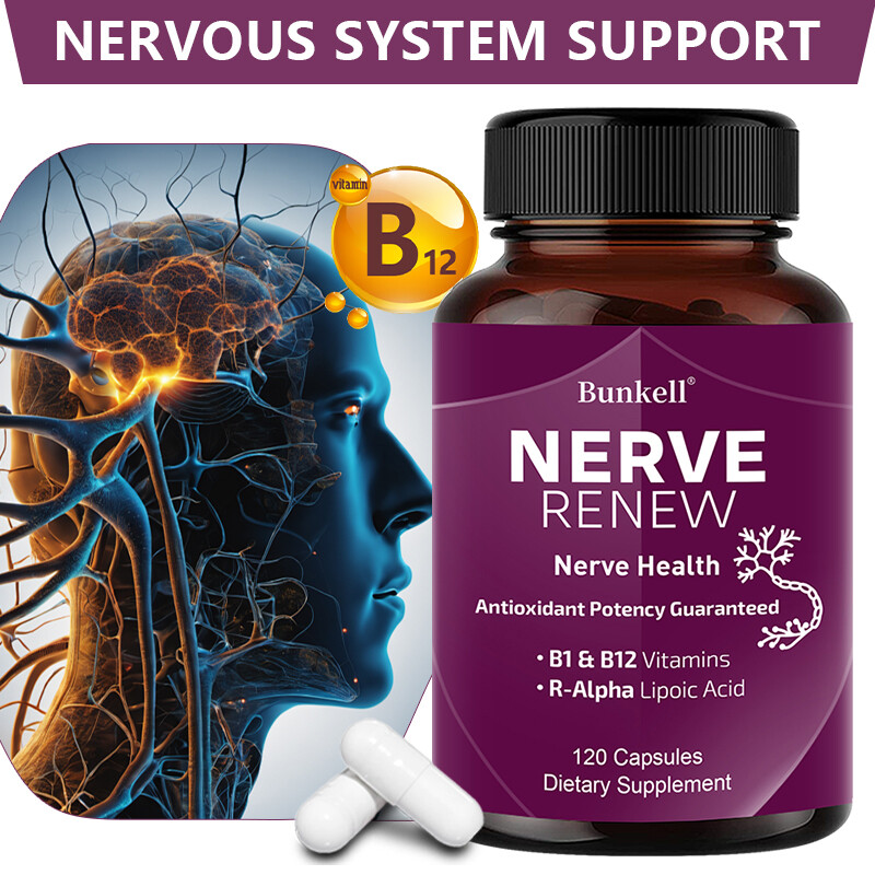 Nerve Renew Supplement Maintains Healthy Nervous System,Balance Concentration
