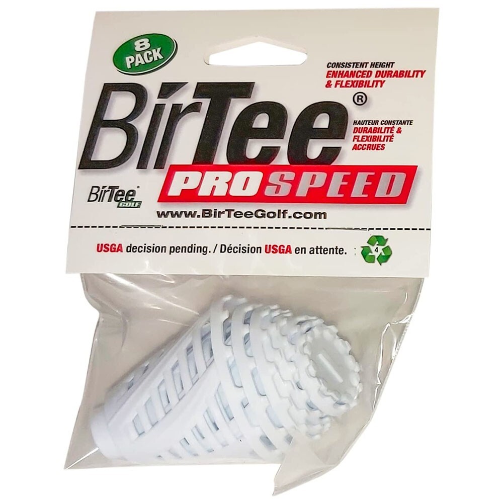 NEW BirTee Pro Speed Golf Tees Plastic 8 Pack, 8 Sizes - Choose Color!
