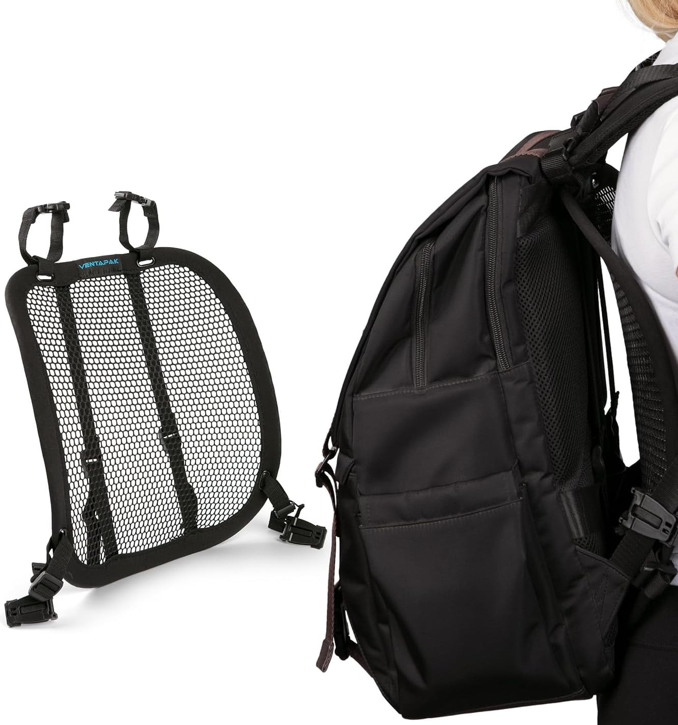 Lightweight Ventilation Backpack Spacer - Frame for Hiking, Commuting & Bikin...