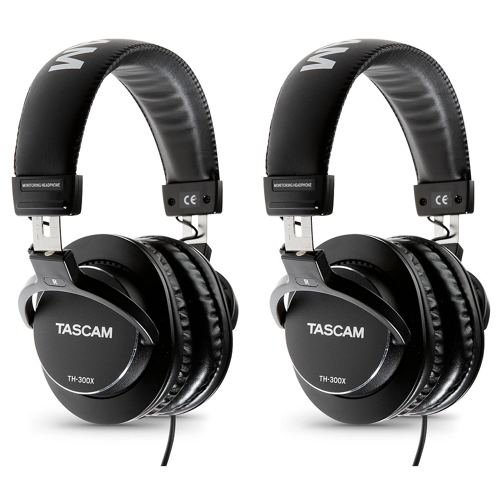 TASCAM Pack of Two TH300X Studio Headphones