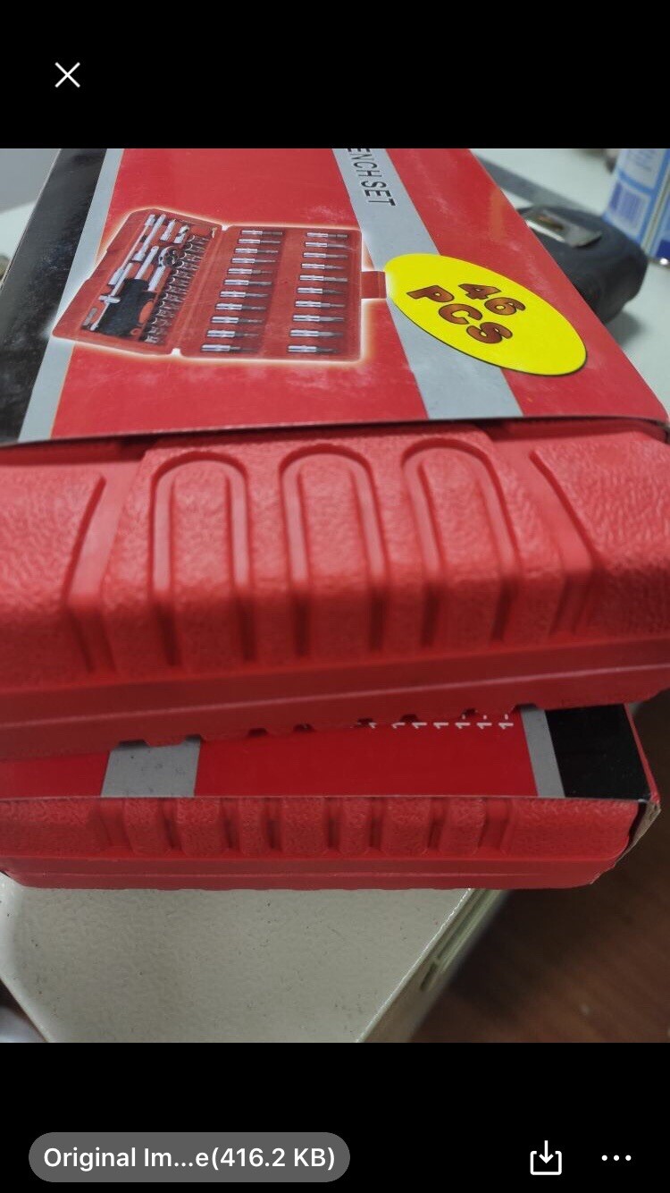 46 pieces essential tools