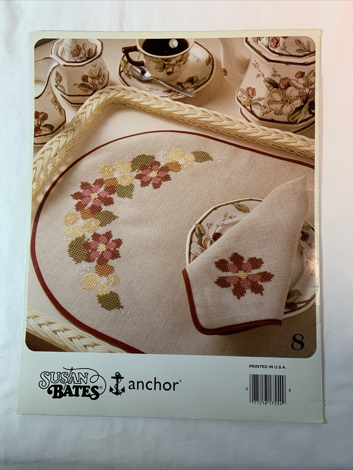 Classic Table Setting Susan Bates Anchor Embroidery Collection No. 17554