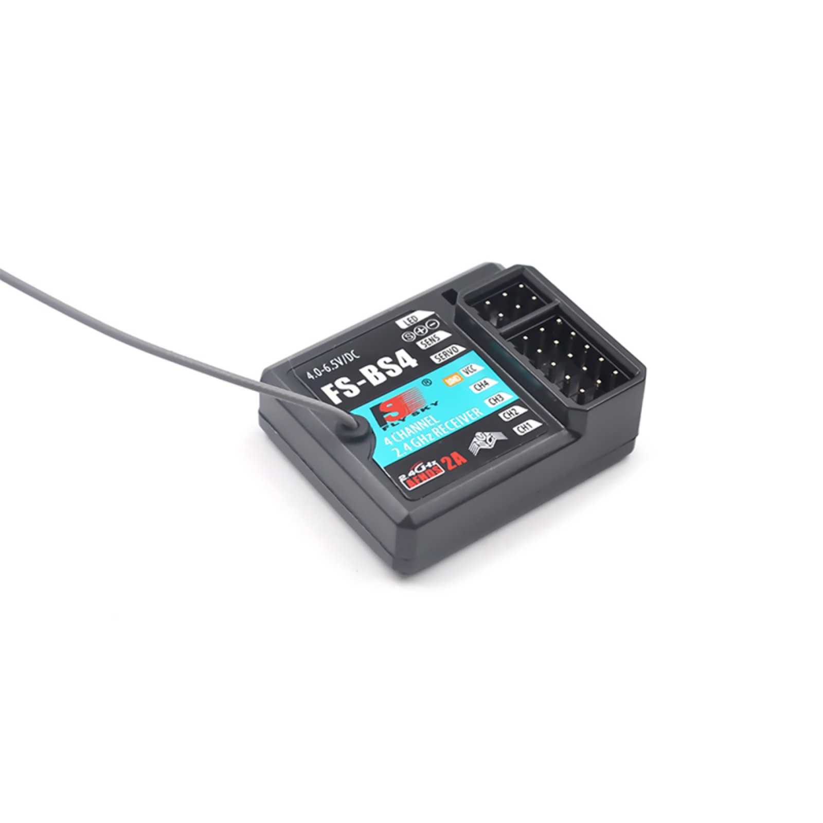 4CH FS-BS4 Receiver with Gyro Stabilization  For Flysky FS-IT4S FS-GT5 AFHDS2A