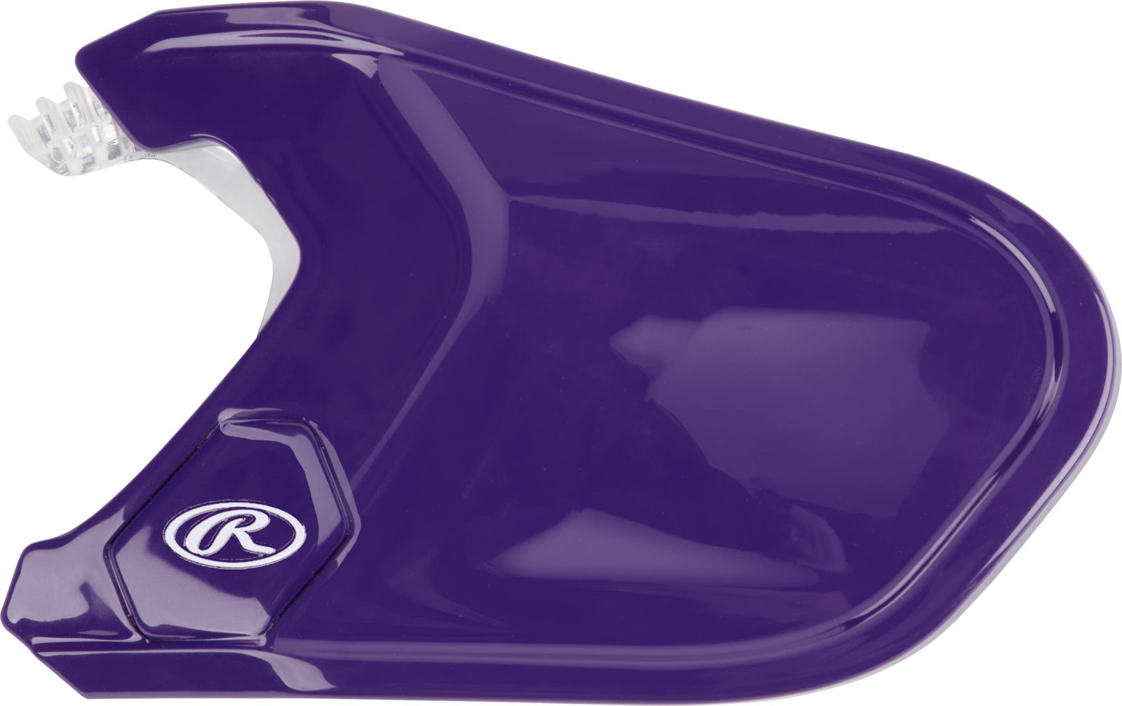Rawlings MACH Adjust Face Guard Extension Purple Left-Hand Batting Helmet