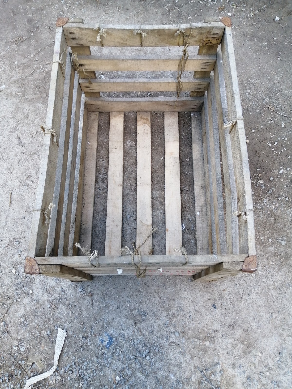 Ex Army Wooden Crate Gardening Storage Apple Fruit Surplus