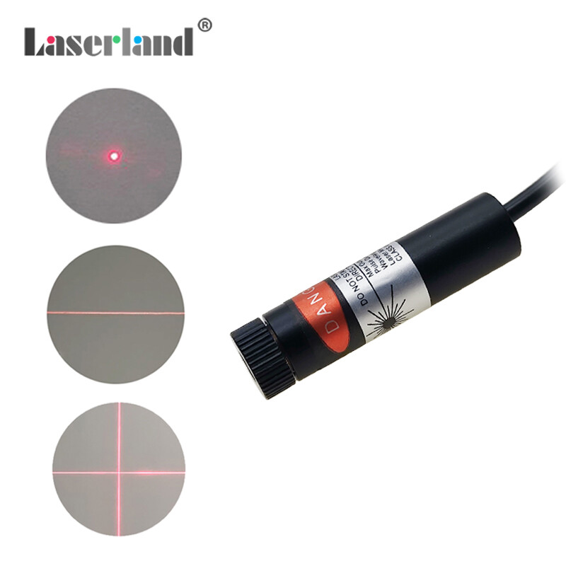 650nm Red Dot Line Cross Sewing Machine Positioning Laser with USB Connection