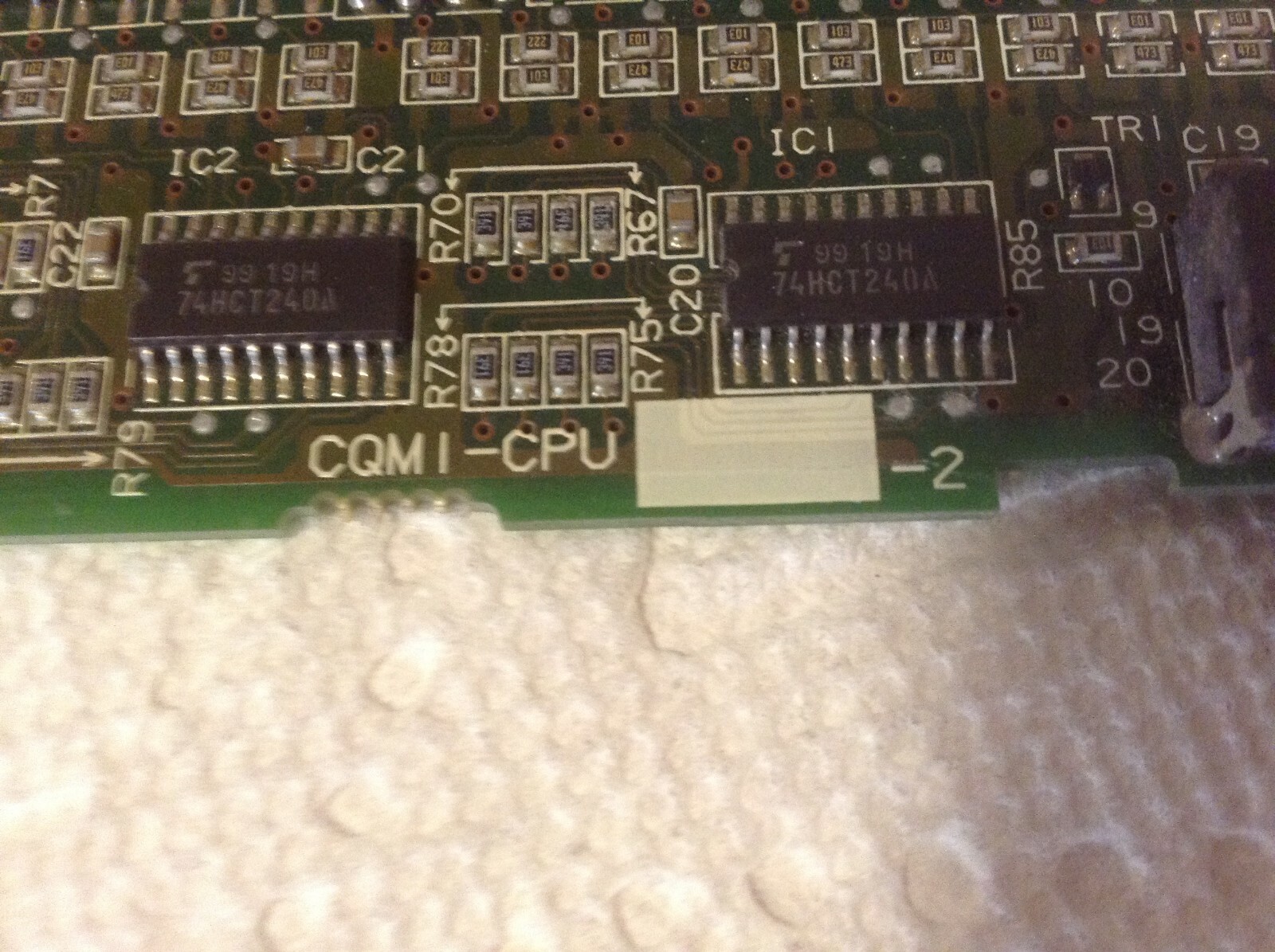 Omron CQM1-CPUII-2 Board