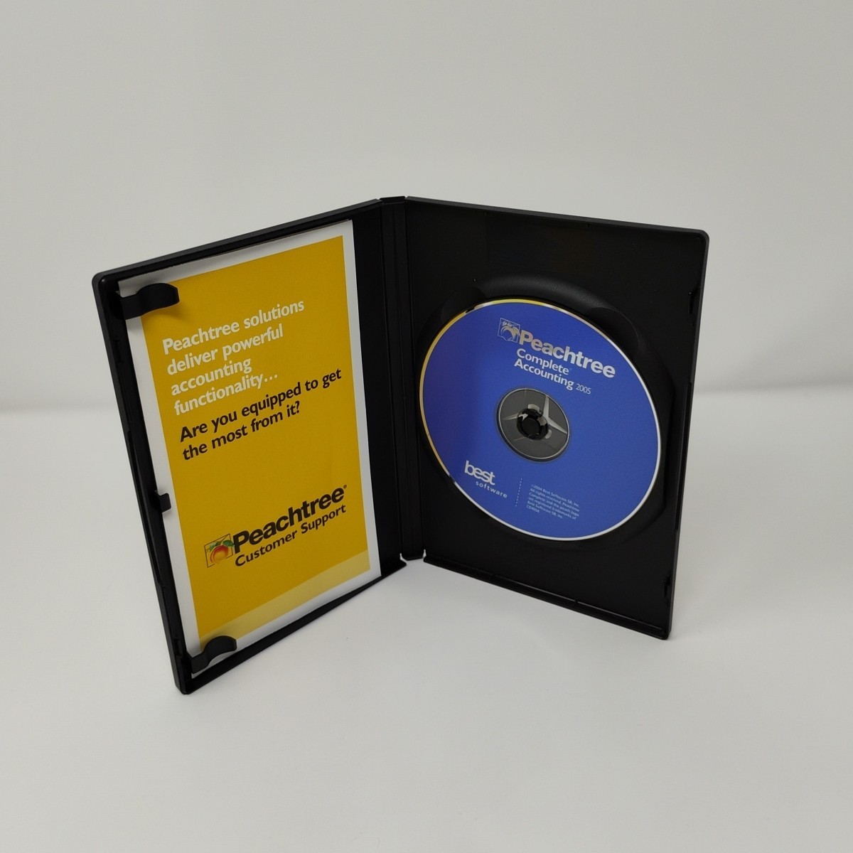 Peachtree Complete Accounting Software 2005 PC Big Box CD-ROM with Serial Number