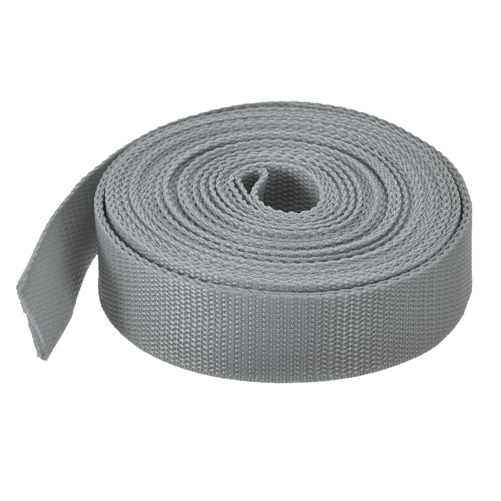 Lightweight Polypropylene Webbing Strap 1 1/4" 10 Yard Backpack Grey