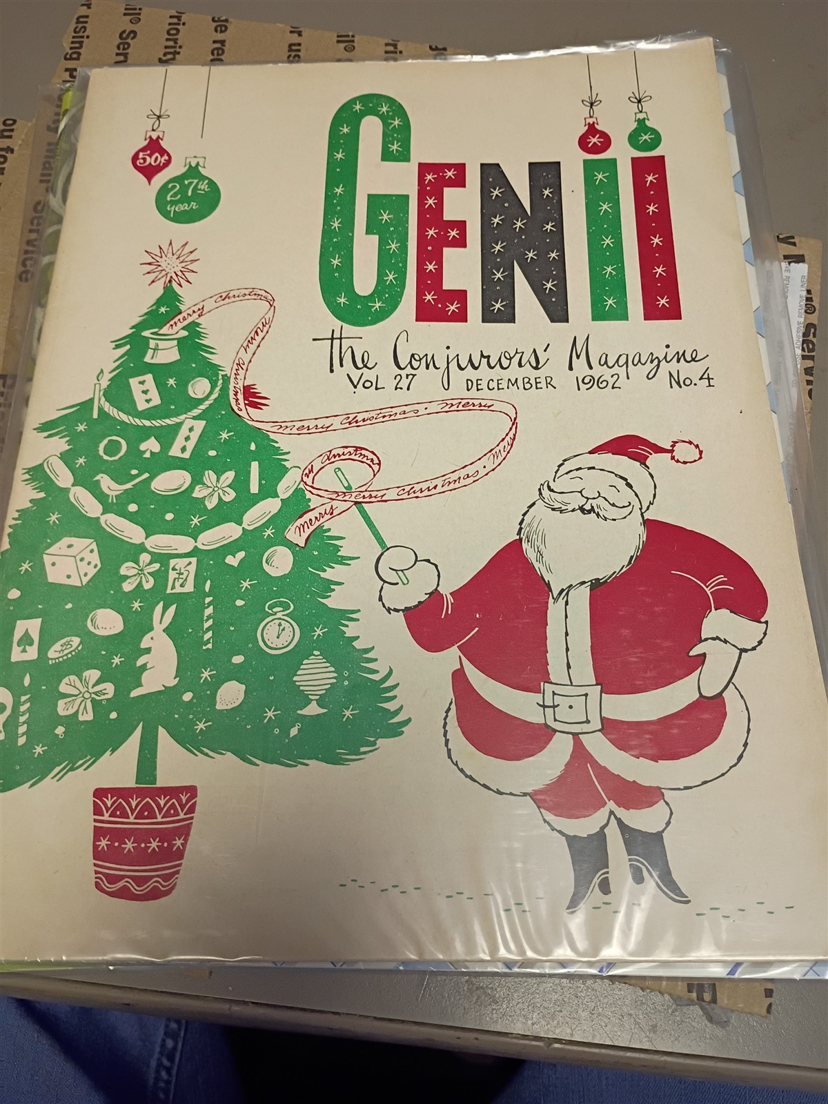 Willie the Wizard Christmas Issue Genii Magazine December 1962 #11