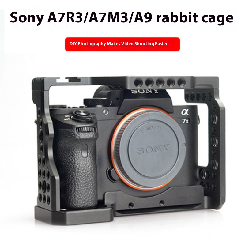Camera cage bracket frame quick release board suitable for Sony A7M3 A7R3