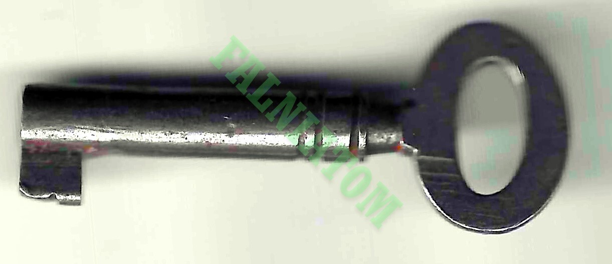 Vintage Hollow Barrel Skeleton Key - Approx 1.75" Long
