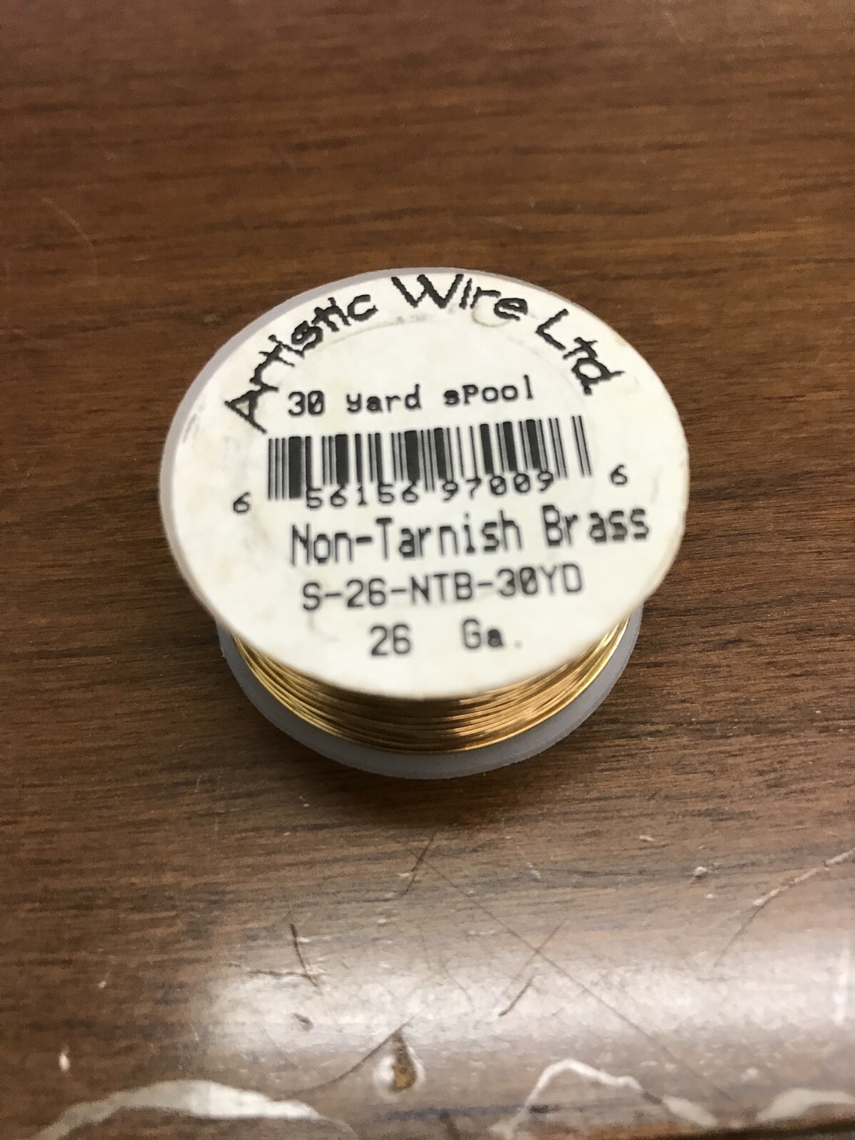 26 Gauge Non-Tarnish Brass Artistic Wire Spool 30Yards Jewelry Making Tool
