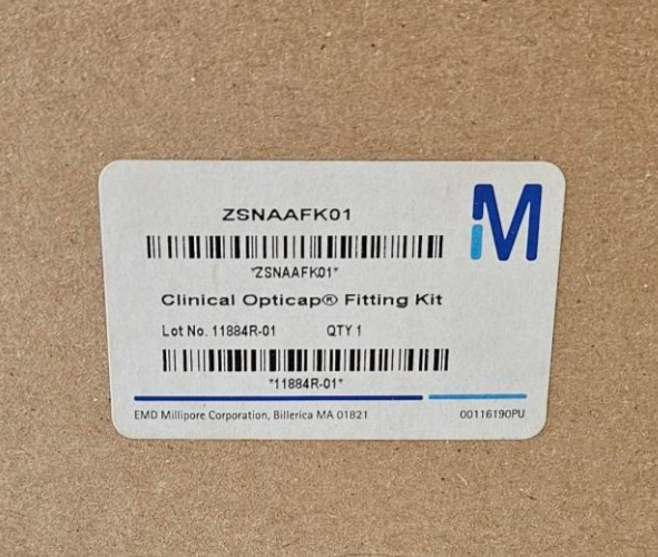 NEW Millipore Clinical Opticap Fitting Kit, #ZSNAAFK01