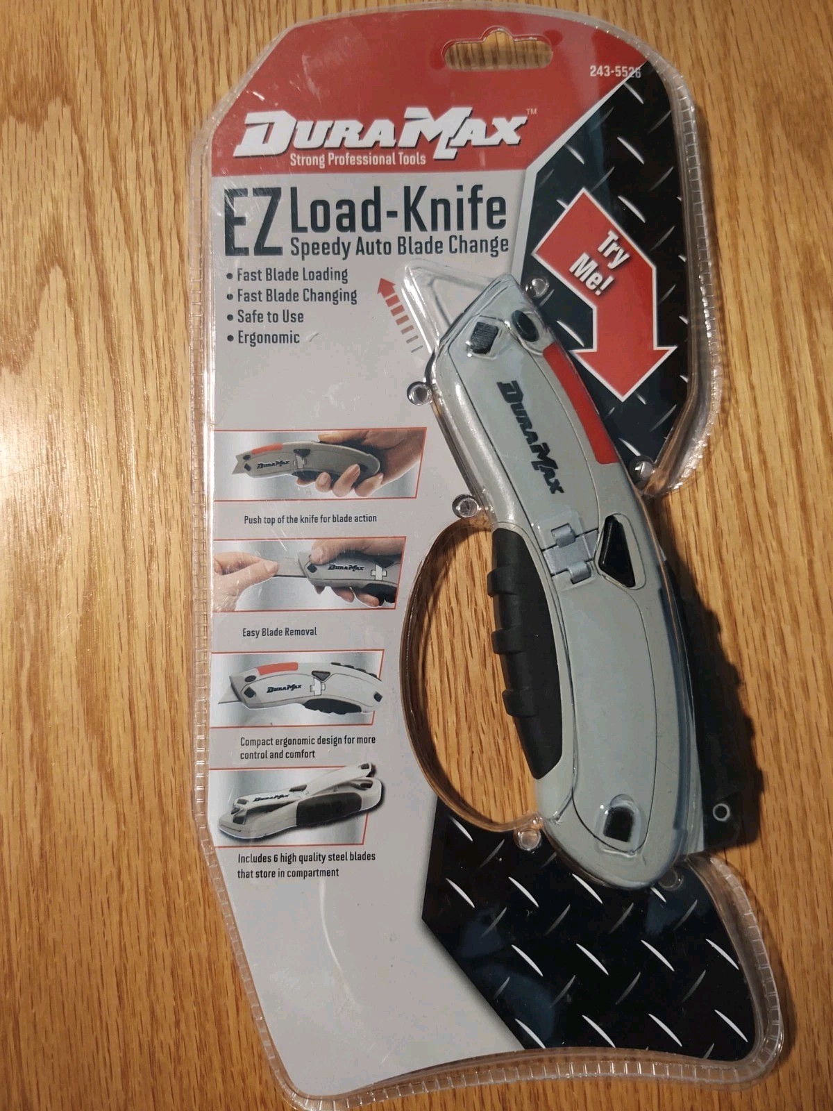 DuraMax EZ Load-Knife Speedy Auto Blade Change 243-5526 New