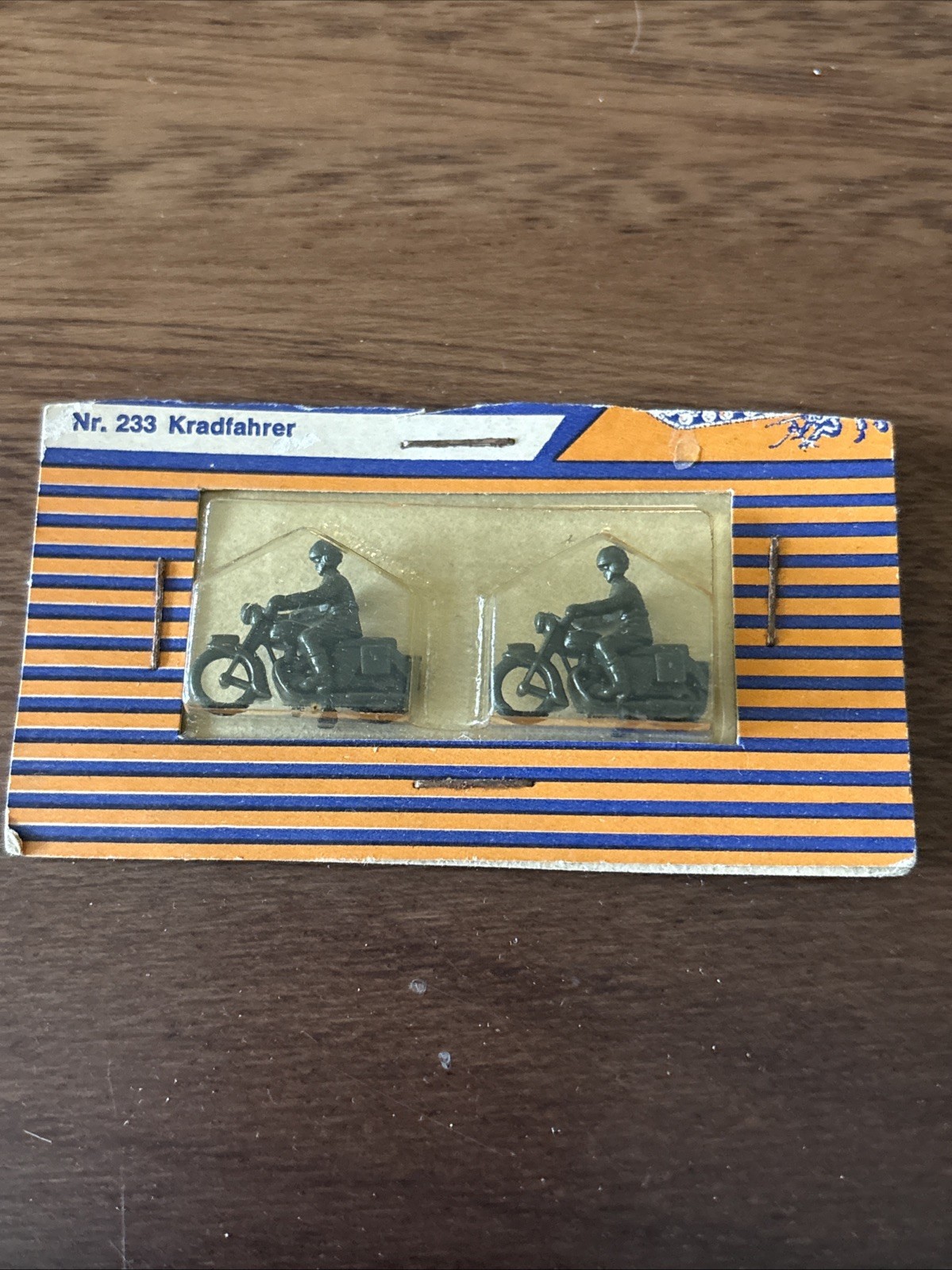 HO SCALE 1/87 Roco Minitanks LOT OF (2) 233 WWII GERMAN MILITARY MOTORCYCLES