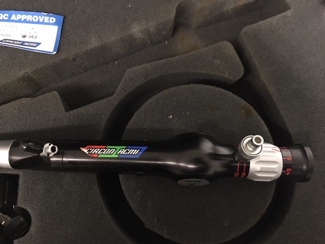CIRCON ACMI ACN FLEXABLE CYSTOSCOPE WITH CASE