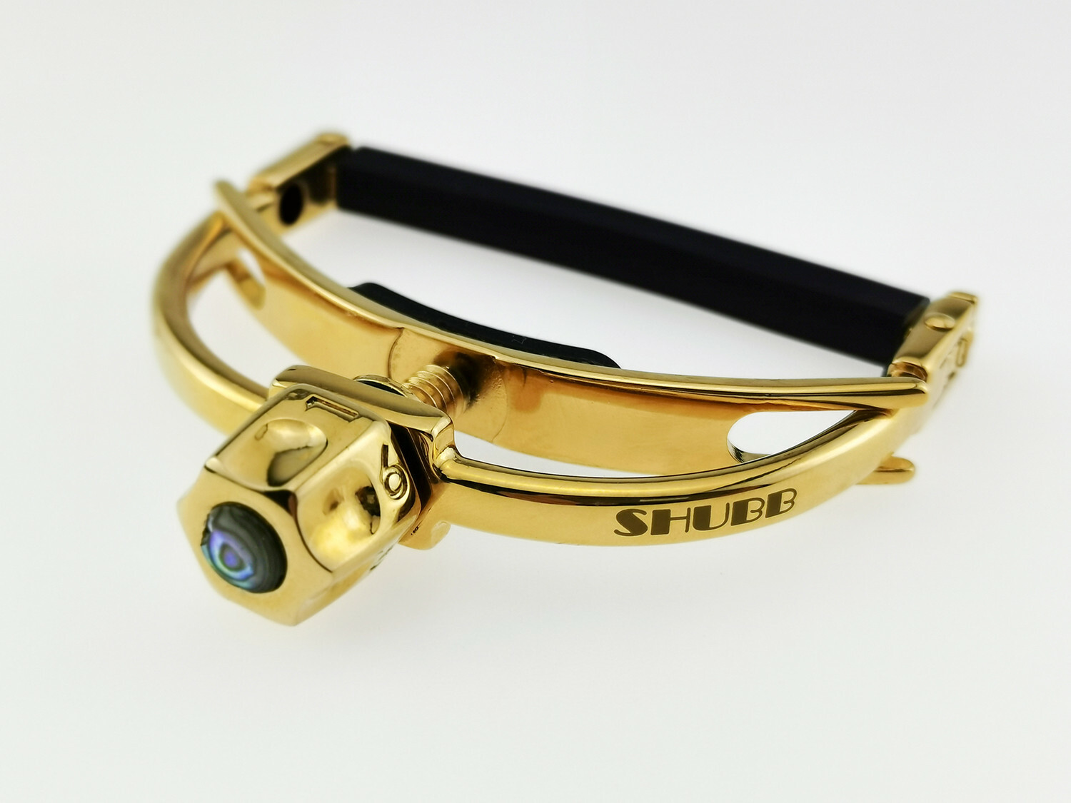 Shubb F3g Fine Tune Capo Royale Gold for Guitars with a Wider Neck nib free ship