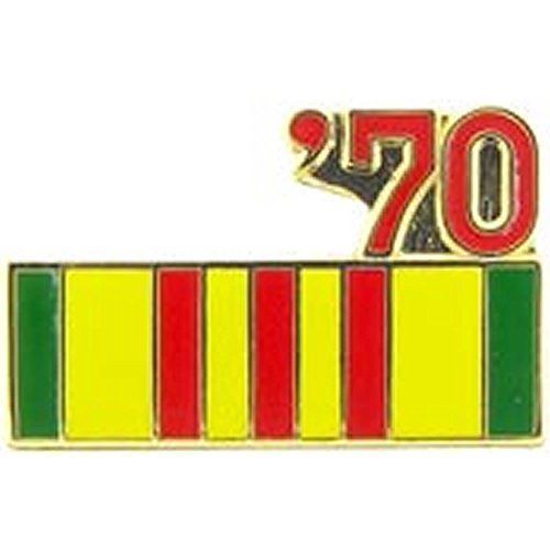 1970 VIETNAM SERVICE RIBBON LAPEL OR HAT PIN