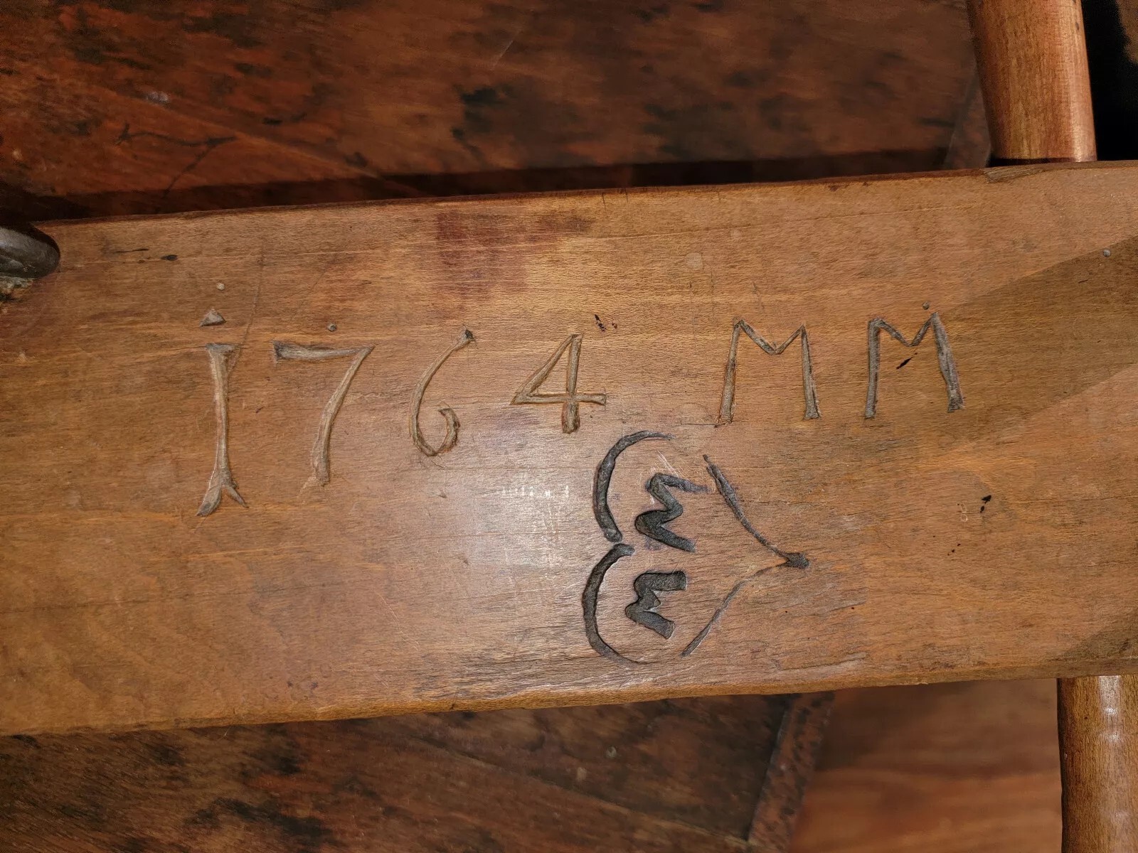 Antique Primitive 1764 Wood Plane