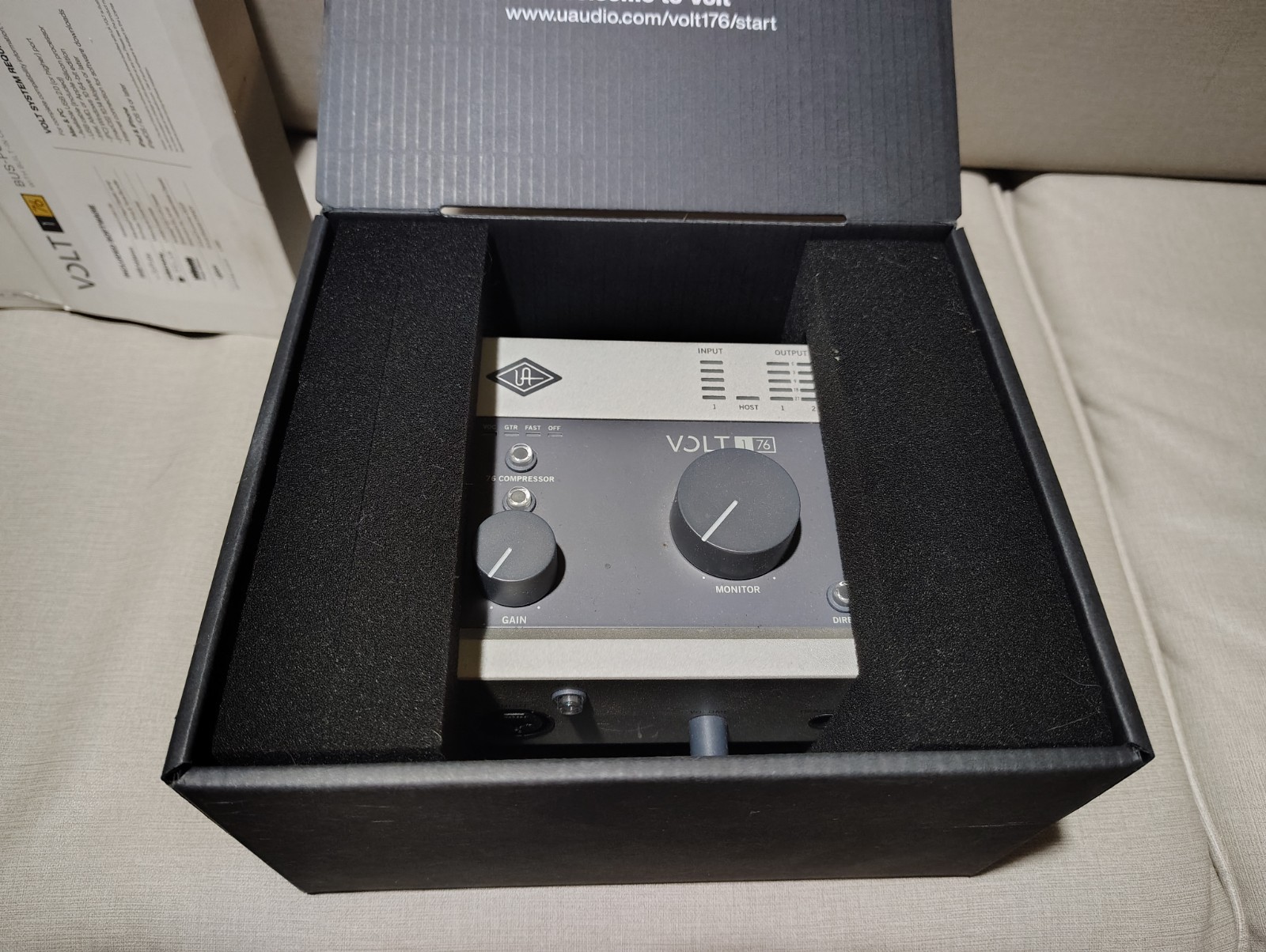 Universal Audio Volt 176 USB Audio Interface – Tested – Original Box – USB cable