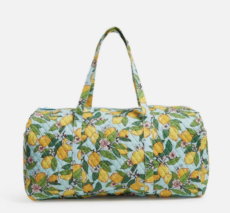Vera Bradley Lemon Grove XL Duffle Bag