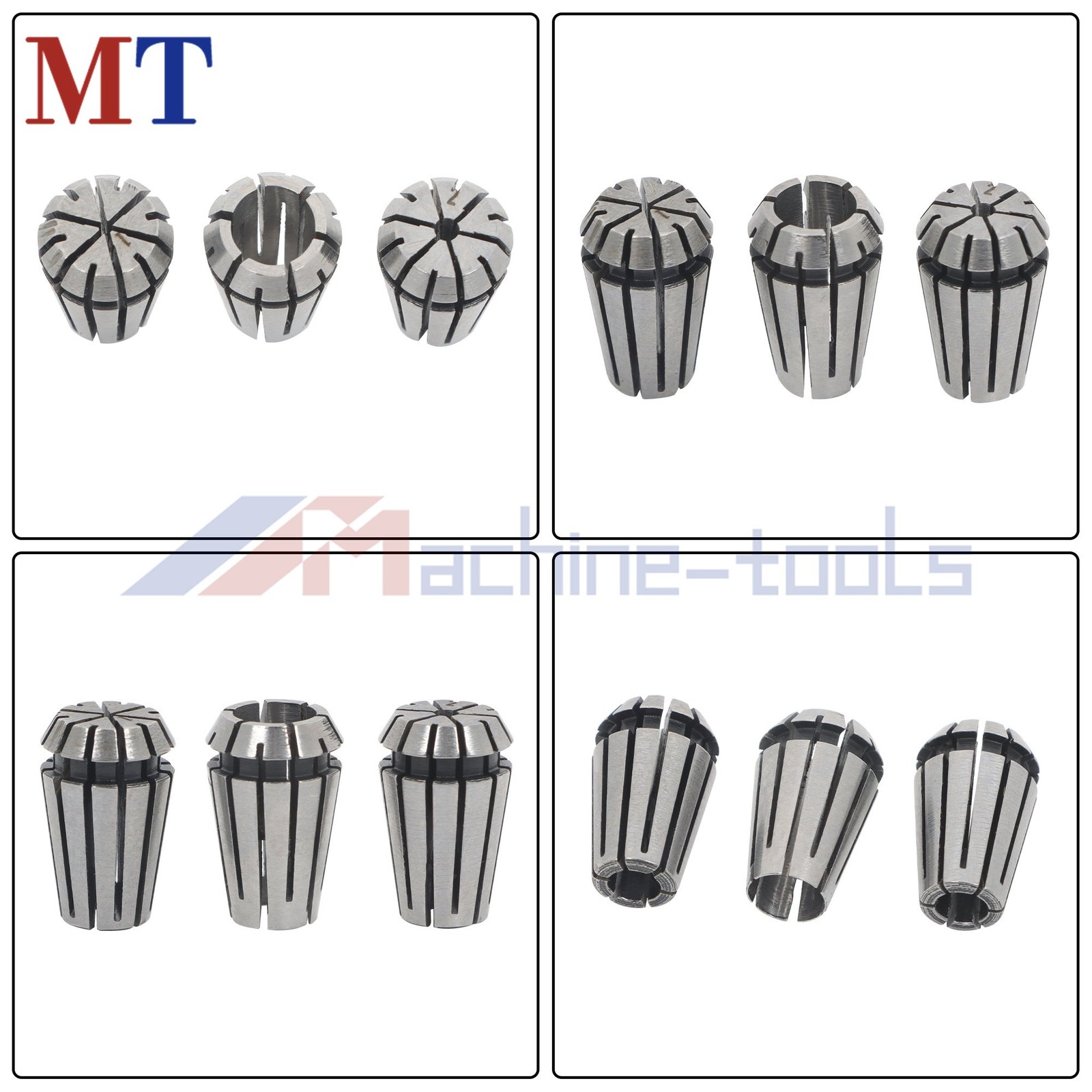 7 Pack ER11 Collet Kit 1-7mm Spring Type for Engraving Machine Tool